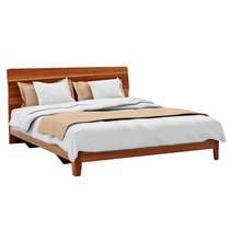 2020 10 24 live dedicated Langsa furniture modern Nordic style home bedroom double bed to shop