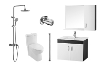 Huida bathroom full set package HDC6115 toilet shower cabinet set simple atmosphere easy to clean