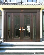 Home Linfen Store Songyan Copper Art Four Double Open Glass Door SY014