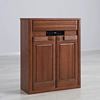 Guangming Furniture All Solid Wood Intelligent Deodorant Drying Shoe Shine Cabinet Modern Chinese Shoe Cabinet Bright Shoe Cabinet