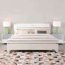 Plate bed All Friends Furniture Modern Simple Nordic Style Double Bed 1 8 m Home