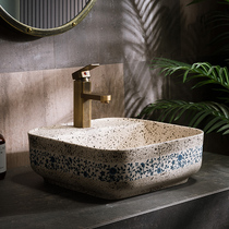 On-stage basin wash basin household splash-proof single basin balcony basin washbasin toilet small apartment basin