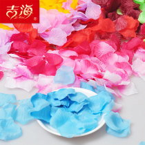 Wedding supplies wedding rose petals marriage proposal wedding new house layout bed flower fake petals simulation flower pieces