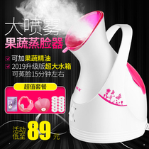 Portable face steamer hydrating hot spray household beauty instrument non-detoxification nano sprayer steamer face humidification