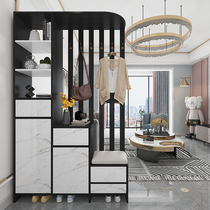 Home entrance cabinet Shoe cabinet one of the modern simple living room door partition cabinet Household door small apartment type light luxury wind