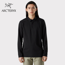 ARCTERYX Archaeopteryx Men Lightweight Quick Dry CAPTIVE LS Long Sleeve Polo Shirt