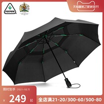FULTON FULTON UK imported fully automatic folding umbrella anti-wind umbrella double reinforced double-layer umbrella men