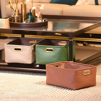 Light luxury finishing box Household clothing storage box Large cloakroom clothes wardrobe storage box Fabric storage box