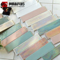 Pearl bright illusion glazed tiles Net red wall tiles guest restaurant bathroom tiles TV back wall design studio tiles