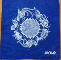 Guizhou batik square handkerchief custom intangible cultural heritage crafts traditional plant blue dye tourism products special gifts