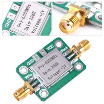 RF ultra-wideband mid-power amplifier (5m --- 6GHz gain 20dB)