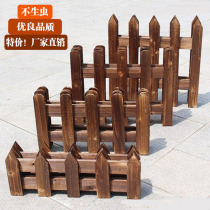 Balcony garden decoration anti-corrosion wooden telescopic fence grid indoor partition flower stand fence fence fence grille