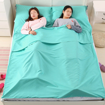 Outdoor business trip Hotel hotel isolation dirty sleeping bag Indoor single double portable adult bed sheet duvet cover