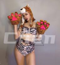Weiyi custom bar gogo costume female dj nightclub ds sexy tide brand lead dance tour suit can change the logo