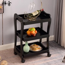 Beauty compressed wood tool car wooden cart beauty cart wooden beauty salon nail art tattoo cart