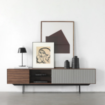 Special offer NORHOR Singapore MIC Studio Italian simple Bergen Walnut TV Cabinet Audio-visual Cabinet