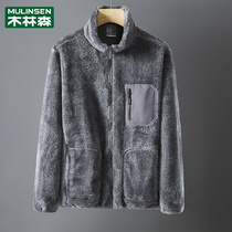 Mullinson fleece Fleece Male Lady winter outdoor coat cold warm plus velvet thick sweater jacket