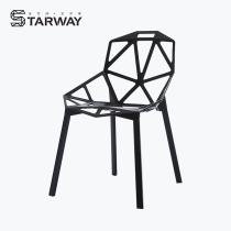 Xingwei reception chair all metal outdoor leisure chair Office Chair Company front desk fair chair creative fashion bar chair