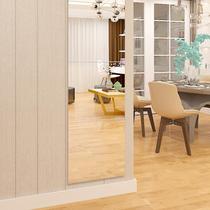 Paste-free Punched Wardrobe Wall Mirror Interior With Mirror Self-Adhesive Province Space Glass Full Body Mirror Wall Multifunction