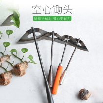 A long-handled hoe farm digging weeding mountains Earth ditching wa sun household vegetables steel thickened gardening tools