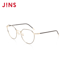 JINS eye posture 18 models with lenses womens metal polygon myopia mirror can be equipped with anti-blue light LMF18A079