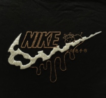 Nike embroidery handmade diy hook cow self-embroidered clothes T-shirt sweater send boyfriend couple gift material package