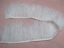 Ostrich Wool Fabric Strips Double 15cm Width True Feather Artisanal Diy Clothing Accessories Play Out of Color ordering