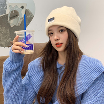 Suitable for round face wearing Korean tide ins Net red Street wool hat female students autumn and winter wild warm knitted hat