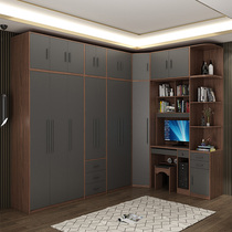 Corner wardrobe 90-degree household bedroom l-shaped integrated combination corner cabinet cloakroom modern simple large wardrobe