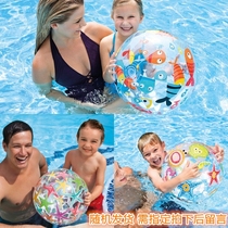 Inflatable beach ball swimming hand pat ball color glowing ocean ball childrens performance photo globe super large water polo