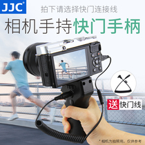 JJC camera hand-held handle for Sony Canon Nikon DSLR vertical shooting non-slip Fuji XS10 micro single camera shutter multi-function shooting Vlog balance body camera Wide receiver grip accessories