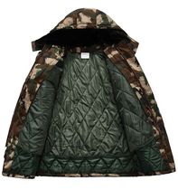 Camouflaw-clad cotton coat warm Lauprotect winter waterproof thickened mid-length cotton clothes mens wear and cold warwear women workers make clothes