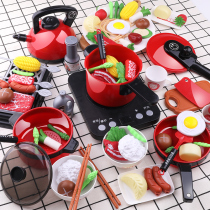 Baby toy simulation kitchen house girl cooking 2 cooking rice 3 cooking cooking 4 cooking rice children set Boy 6 years old
