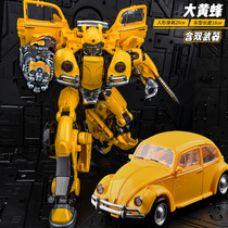 Black Mamba bumblebee deformation toy Qingtian W pillar diamond alloy genuine Hercules Autobot model hand