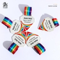 Creative Metal Medals Lotted Medal Honor Marathon Championship Medal Customized Medal Customized