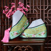 Peking Opera Yue Opera Drama Opera Color Shoes Inner Gao Huangmei Opera Huadan Shoes Red Wedding Shoes Ranging Shoes