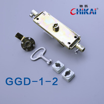 GGD power distribution cabinet door lock set Iron cabinet connecting rod lock sky and earth rod door lock power Cabinet middle cabinet door lock 807