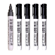 Lion 201 children's painting hook pen water-based marker pen thick head 2 0 washable pen can add ink black tasteless hook pen student art