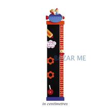 BAZARME European design creative CHILDRENs fun SOLID wood HEIGHT ruler CREATEUR (excluding wall nails)