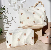 Han Diaper Milk Bottle Multifunction Handbag Mommy Bag Large Capacity Mother & Baby Bag Baby Trolley Hanging Bag Mom Bag
