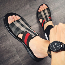 Slippers Men 2022 New Summer Outdoor Beach Sandals Sandals Men Trends Han Prints Personality Fashion Outwear Men Cool Slippers