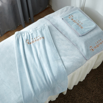 Tiangge skin management towel custom logo embroidered white headscarf absorbent without hair loss beauty salon special