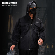 726 Tactical Outdoor Skin Clothing Mens Sports Thin Coat Plus Size Windproof Breathable Trench Men Summer