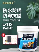 External Wall latex paint household waterproof sunscreen outdoor paint special wall paint outdoor durable white paint self-brush
