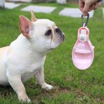 Hugh dog out kettle portable drinking water fountain pet with Cup hanging Teddy method for outdoor drinking