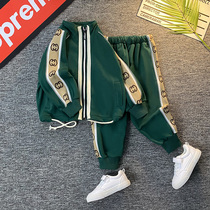 Boy suit Chunqiu Yangqi Spring Festival 2022 New 6 Han edition 7 CUHK Tong 8 Sport 9 Trendy Children Tide Clothes