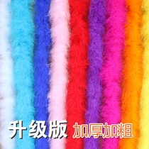 13 color diy feather turkey feather strip Wedding festival Christmas stage performance decoration materials