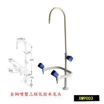 Stainless steel spray general education triplet test faucet Laboratory triplet faucet Test triplet faucet