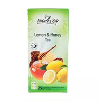 Natures Sip Teas Honey Lemon 25 Count (Pack