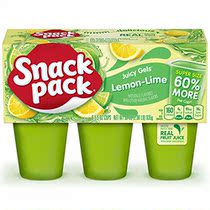 Snack Pack Super Lemon-Lime Juicy Gels 6Count 33